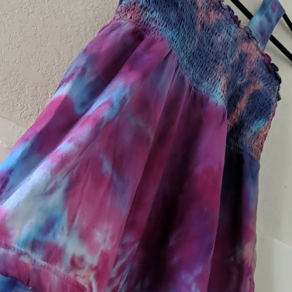 Tie Dyed Babydoll Top - Picture 2 of 9